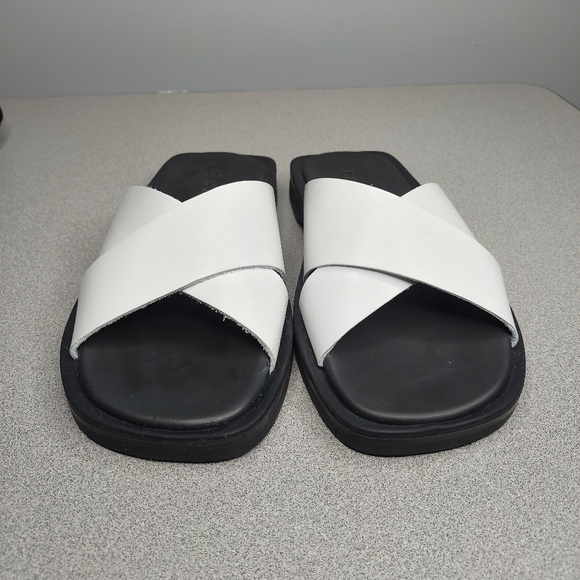 Bass white wedge sandals with comfy/soft - Picture 9 of 10